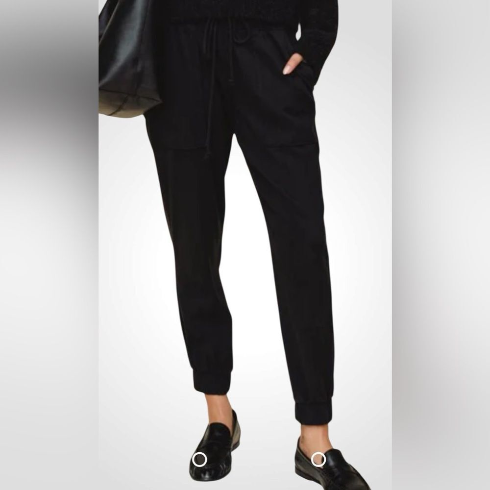 Bella Dahl | Bella Dahl Black Pocket Jogger Pants | Drawstring Joggers NWT M. - Picture 5 of 15